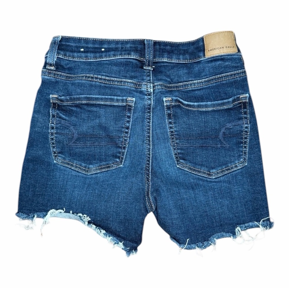 American Eagle Outfitters Hi Rise‎ Shortie Denim Shorts size 2